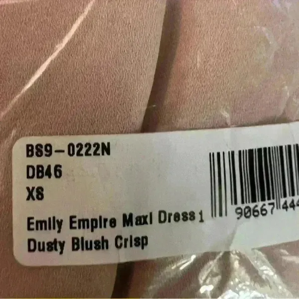 Show‎ Me Your Mumu Fairy Bridesmaids Dress Pink Emily Empire Maxi XS Maternity - Image 3