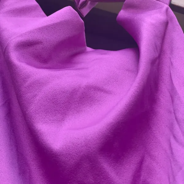 Elliatt Satin Halter Cocktail Dress Violet Asymmetrical Large NWT - Image 7