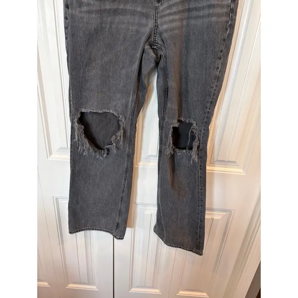 American Eagle Black 90's Bootcut Jeans Size 16 - Image 4