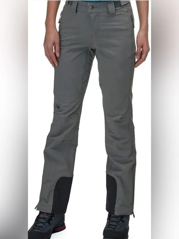 Outdoor Research cirque ll gray soft shell pants women’s XL alpine climbing - Image 6