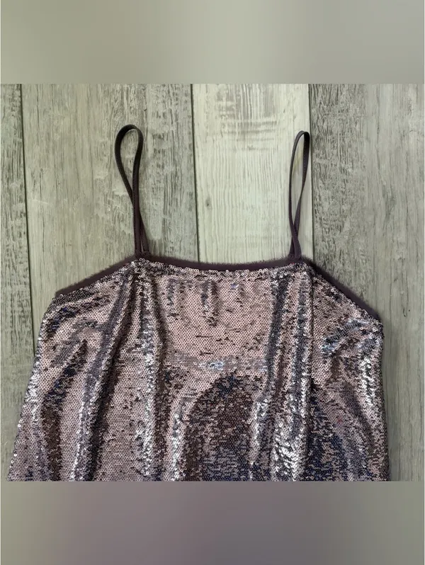 Free People Whimsical Romantic Summer Time to Shine sequins mini dress size xs - Image 7