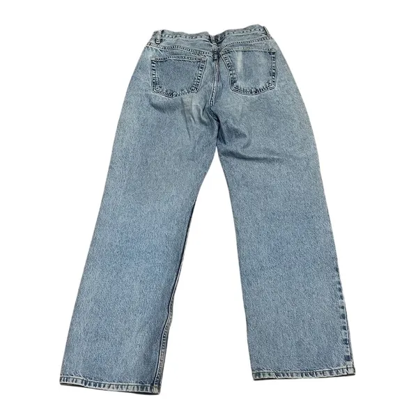 Topshop Women's Wide-Leg Jeans Blue Light Wash Size 29 - Image 2