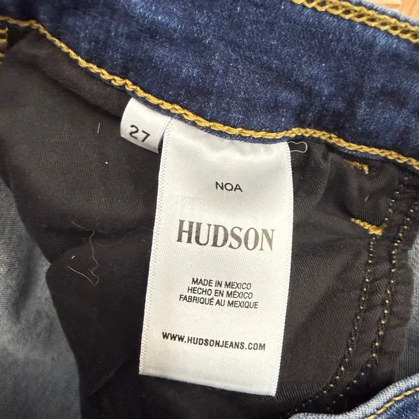 Hudson Women's NOA High Rise Stretch Cropped Jeans Size 27 - Image 7