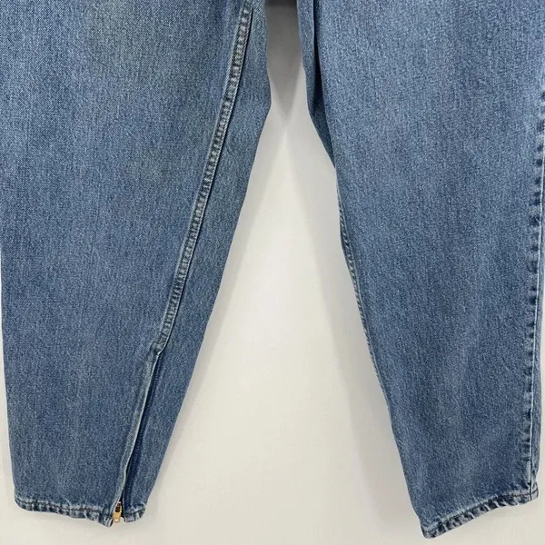 Vintage Levi's‎ 550 Jeans Size 32/12 Relaxed Fit Tapered Leg Denim 00s Ankle Zip - Image 3