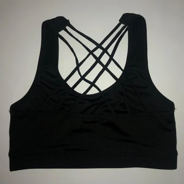 Bozzolo Black Sports Bra - Image 2