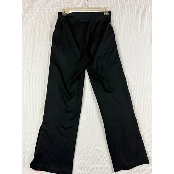 Nike Womens Track Pants XS Black Red Blue Grey Side Stripe Wide Leg Zip Pockets - Image 5