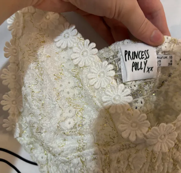 Princess Polly Lace Crop Top - Image 4