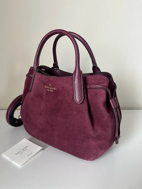 Kate Spade Dumpling Suede Small Satchel Bag - Image 2