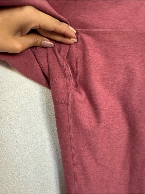 Vuori Daily Legging Heathered Mauve High Rise Yoga Pants Small - Image 6