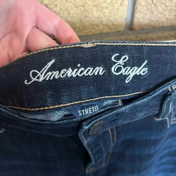 American Eagle AE Artist Bootcut Dark Wash Denim Jeans‎ Women’s Size 14 - Image 3