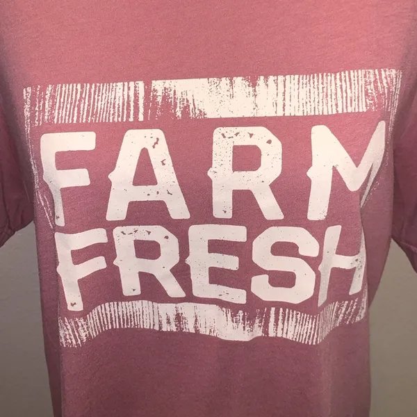 Farm Fresh western cowgirl casual short sleeve shirt - Image 3