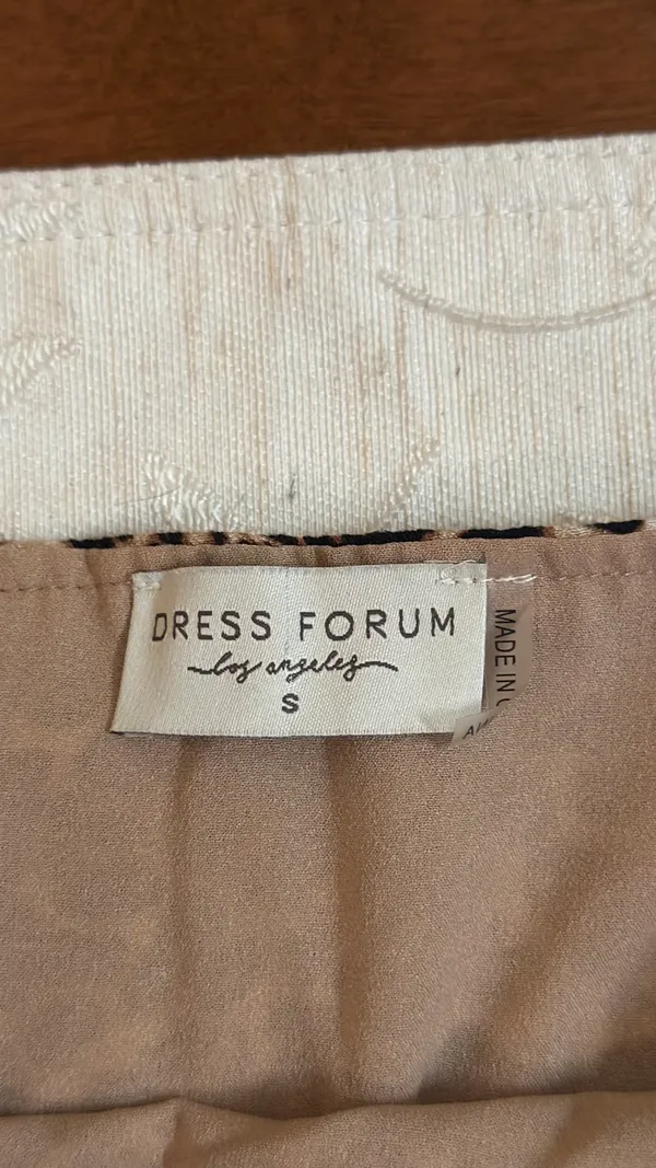 Cheetah print skirt Brown - Image 2