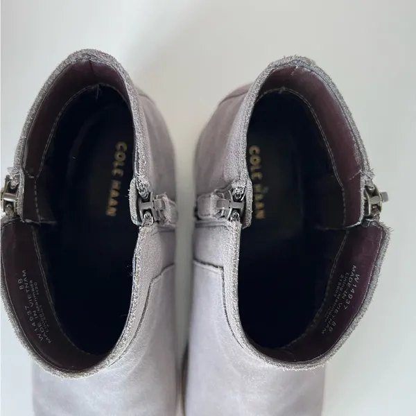 Cole Haan‎ Women's Rene Suede Ankle Booties Stormcloud Gray - Image 7
