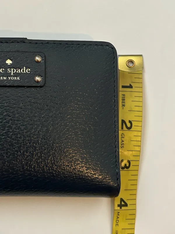 kate spade New York Navy Card Cash and Change Wallet - Image 4