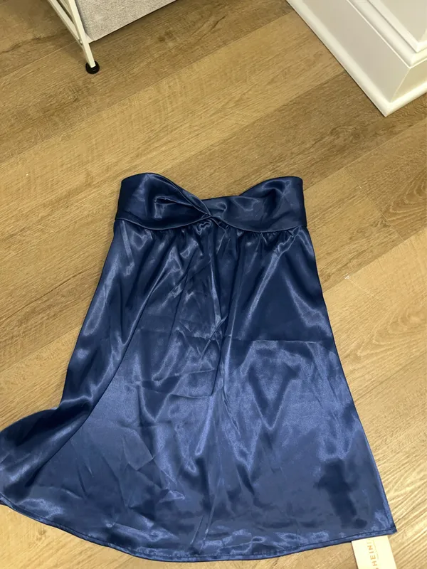 SheIn Navy blue tube top dress - Image 2