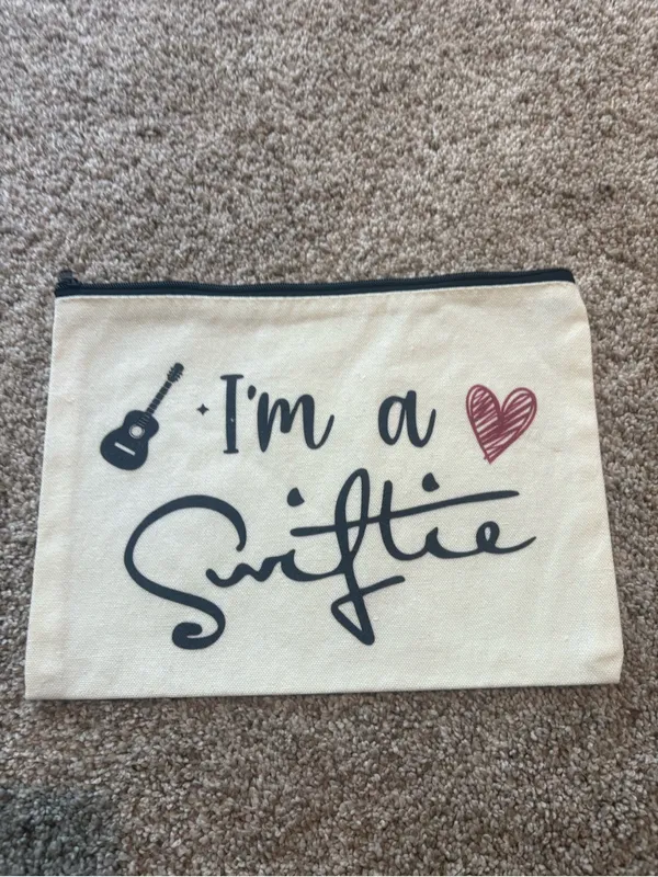 Taylor Swift I'm a Swift Makeup Bag or Pencil Bag - Image 4