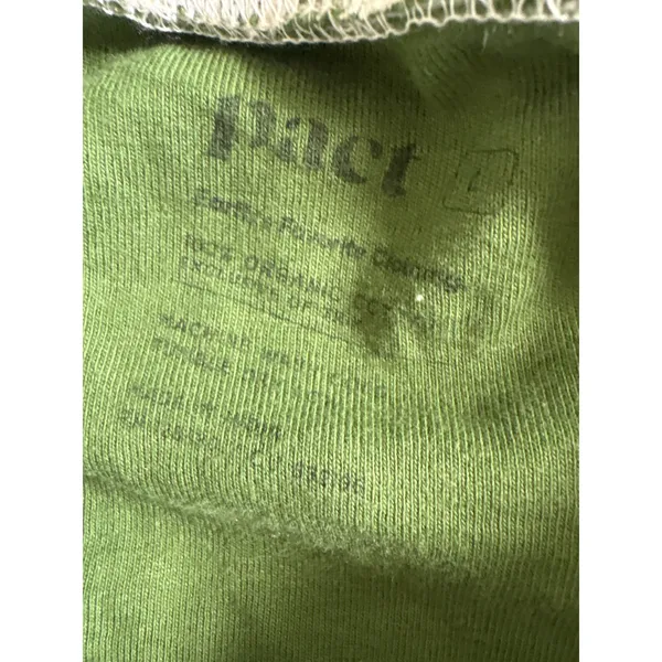Pact Organic Cotton Pajama Set Green White Tree Print Large Womens Loungewear - Image 6