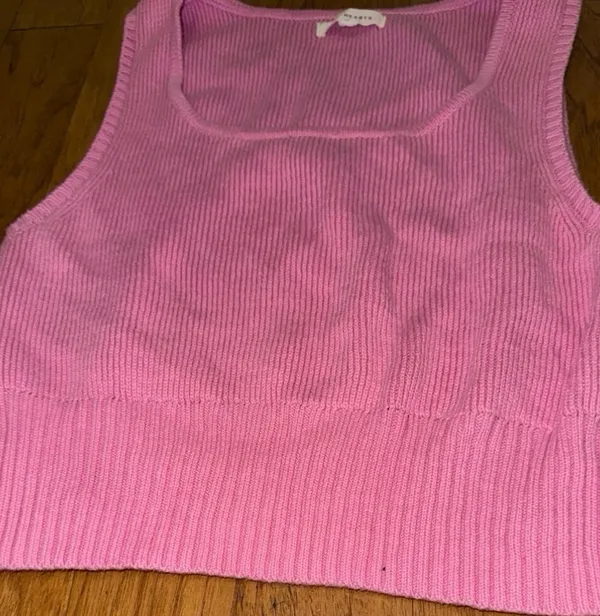 Brand New PacSun LA Hearts Knit Light Pink Crop Top Women’s Size Large - Image 6