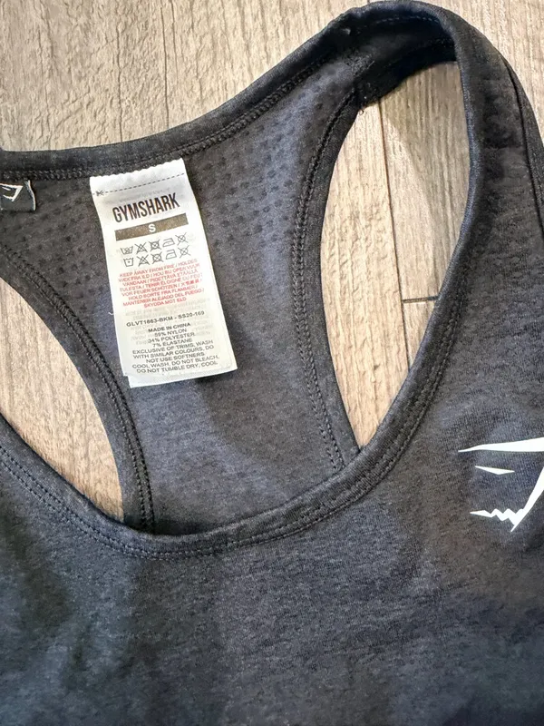 Gymshark Black Seamless High-Neck Tank Top - Image 9
