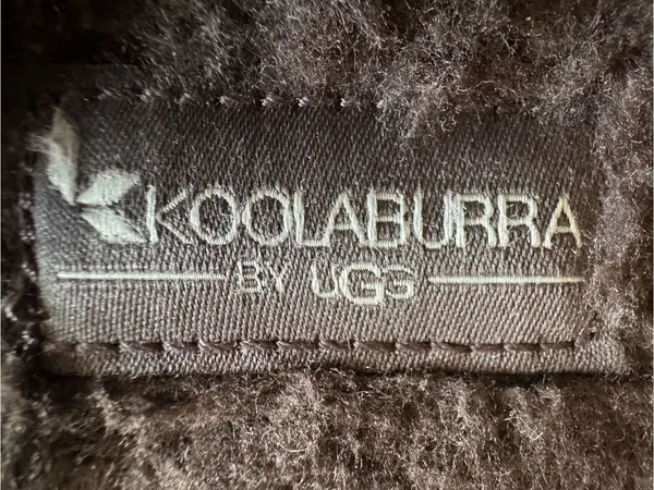 Koolaburra Brown Suede Shearling Slide Slippers Size 9 - Image 5