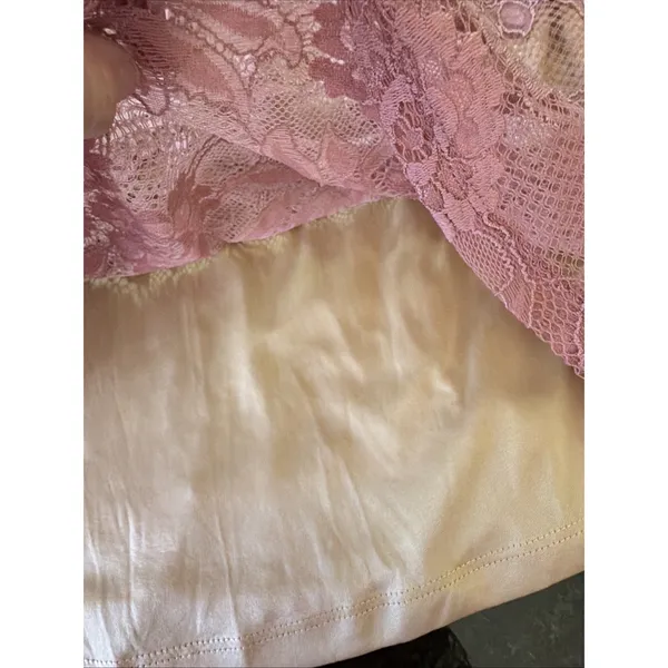 Torrid Stretch Lace Surplice Fitted Long Sleeve Top Sz 2X Mauve Sheer V-neck NWT - Image 7