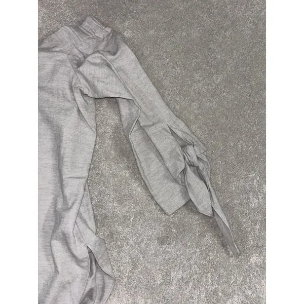 club monaco sophiya top chemise heather‎ gray size 6 - Image 4