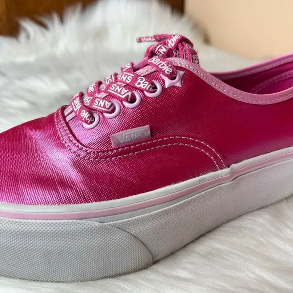 Vans X Barbie Stackform Sneaker Pink Women’s Size 9 - Image 14