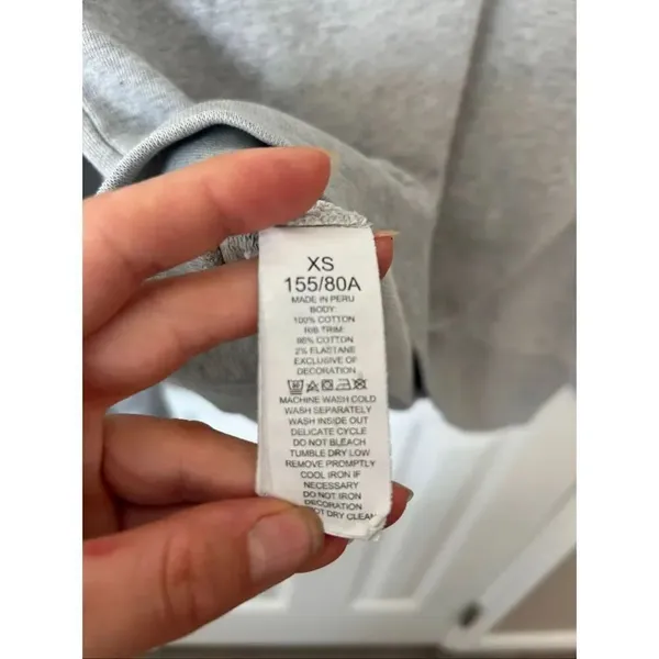 Kate Spade women’s gray bunny shirt cotton blend size xs sweatshirt - Image 4