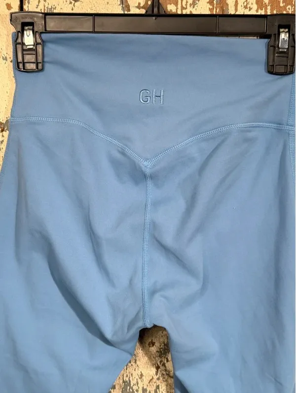 Gold Hinge Mcloud Leggings Womens Seamless size Medium blue - Image 3