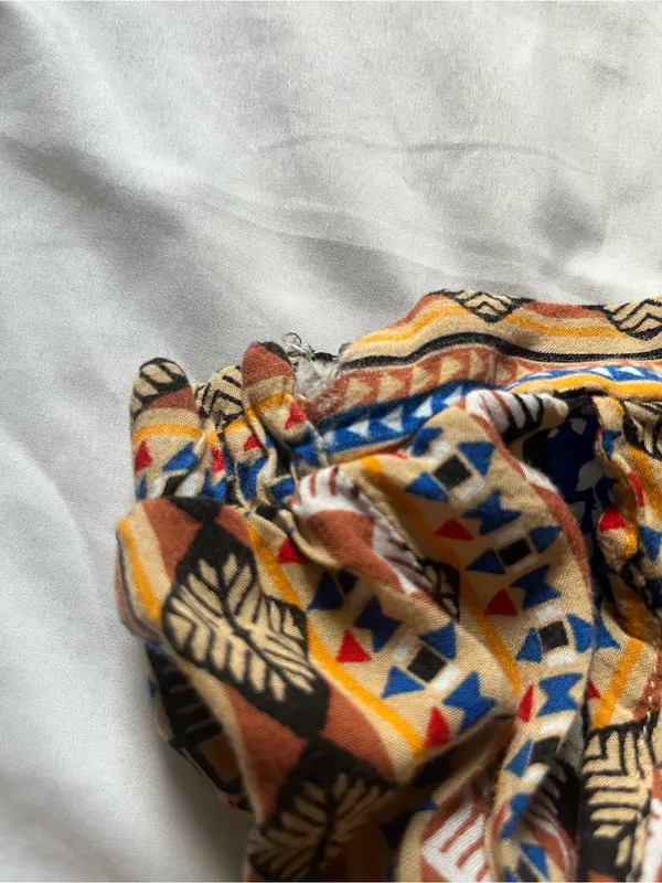 Love Tree Boho Wide-Leg Multicolor Printed Pants - Image 5