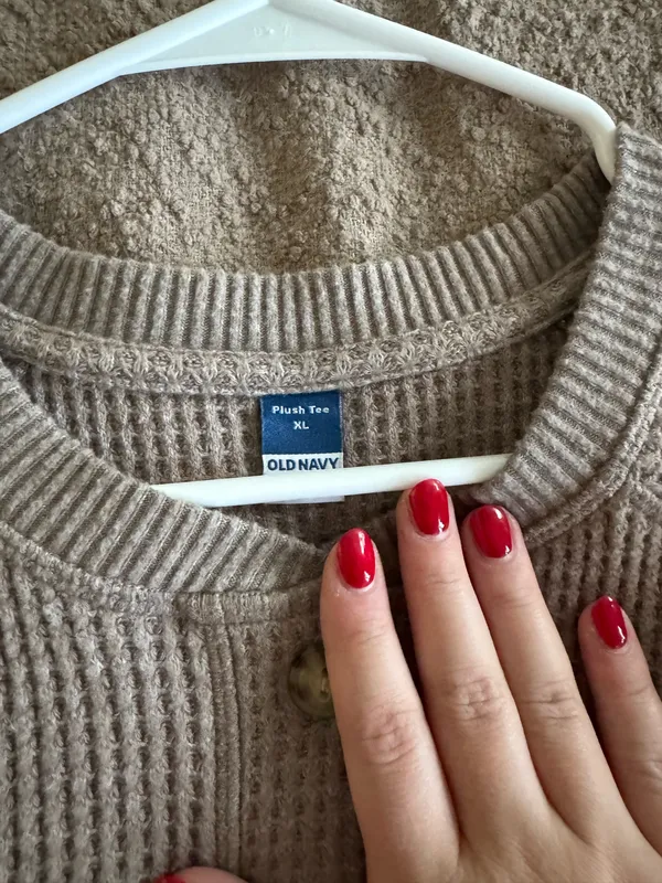 Old Navy Waffle Knit Long Sleeve - Image 2