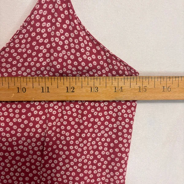 Abercrombie & Fitch‎ Midi Slip Dress Womens XS Pink Floral Ditsy Y2K 90s Cottage - Image 4
