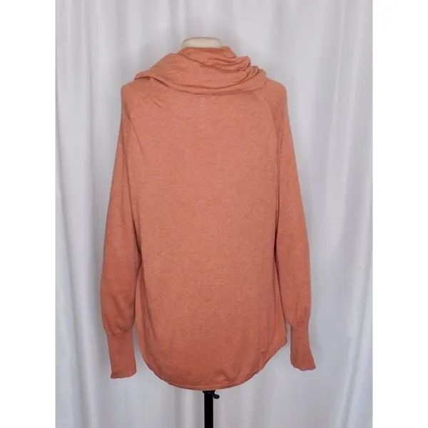 JOIE‎ Wesley Cowl Neck Slouchy Sweater Heather Pale Clay Pullover Knit Medium - Image 6