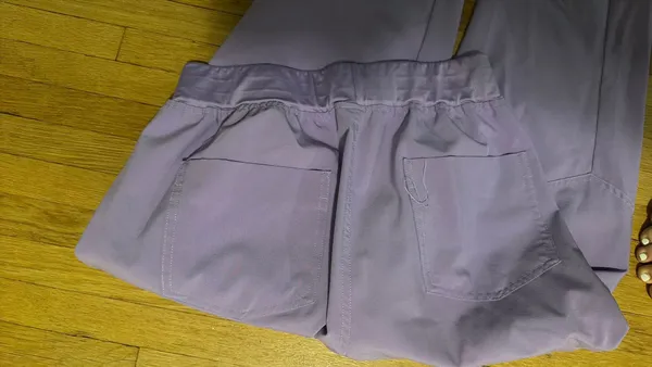 TikTok shop scrub set joggers Purple Size M - Image 3