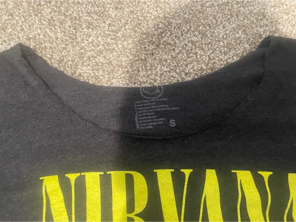 Target Nirvana cropped shirt - Image 3