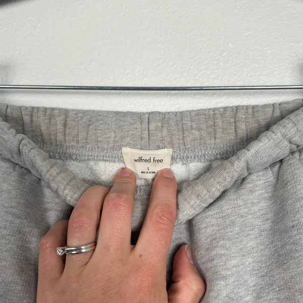 Wilfred Free Women's Elastic Waist Sweat Pants‎ Grey Sz S - Image 4