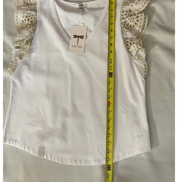 Tyler Boe Flutter Sleeve shirt size‎ medium - Image 4