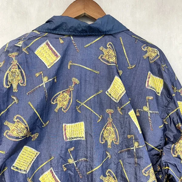 Vintage Slade Womens Windbreaker Jacket Size M Golf Boxy Retro 80s 90s Kitsch - Image 6