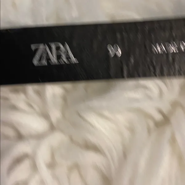 ZARA Women’s Black Belt size 32” length 46”condition very good see all photos - Image 3