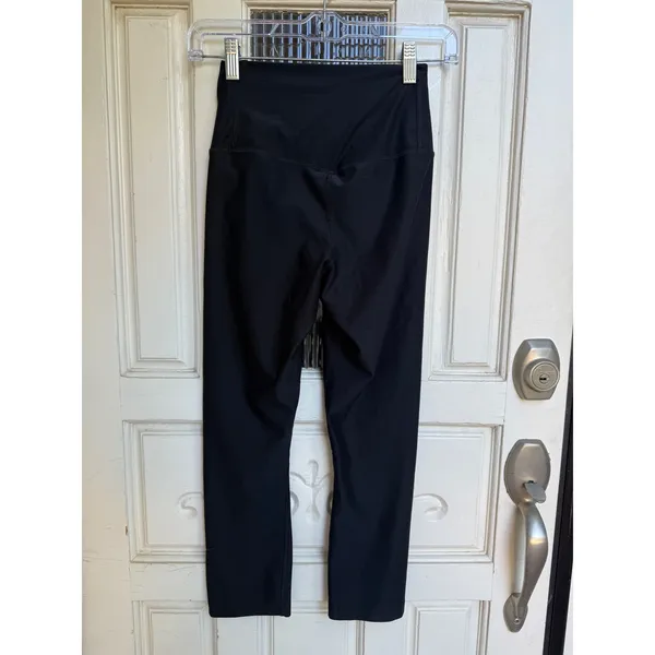 Nike Dri-FIT Cropped Leggings High-Rise Black‎ Athletic Yoga Pants Size XS - Image 2
