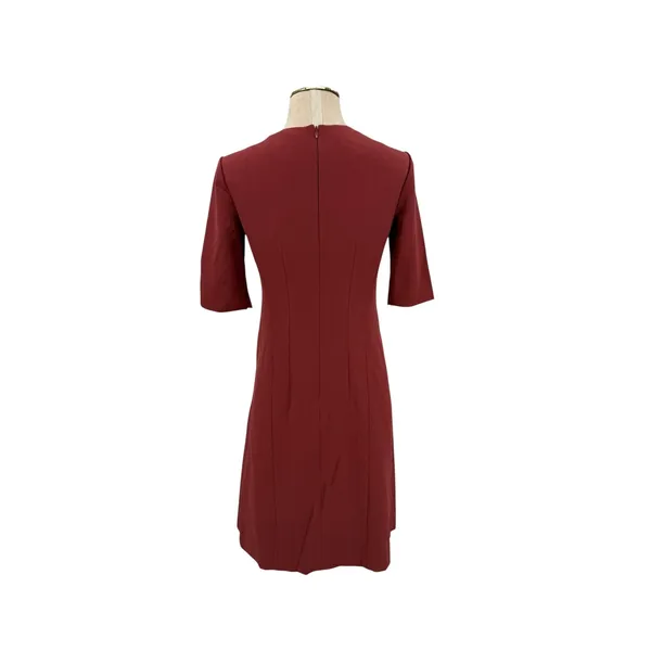 M.M.LaFleur Emily Square Neck A-Line Work Dress Brick Red NWT Size 0 - Image 7