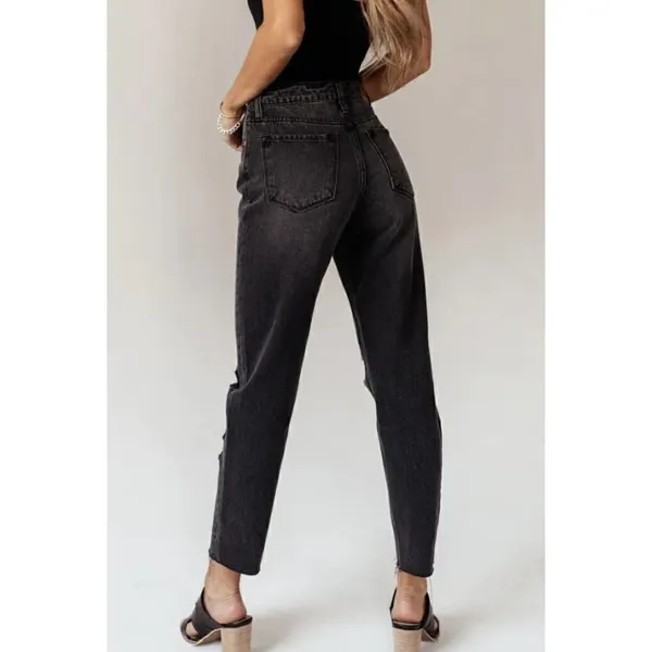 Boheme Harold Distressed Mom Jeans NWT Sz. 27 - Image 2