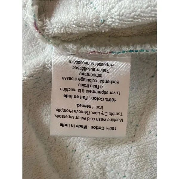 Mahogany Cotton Quilted Wrap Towel Dress Ocean Sea Life Print Womens L XL - Image 5