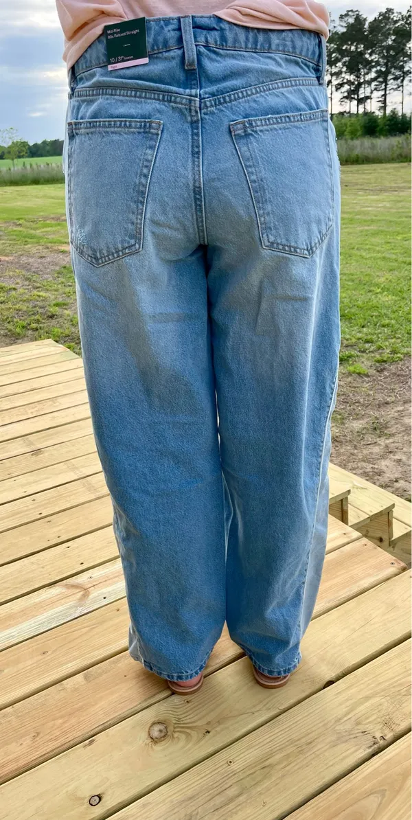 Wild Fable mid-rise 90’s relaxed straight fit - Image 3