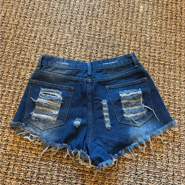 Patriotic Denim Women's Shorts - Image 2