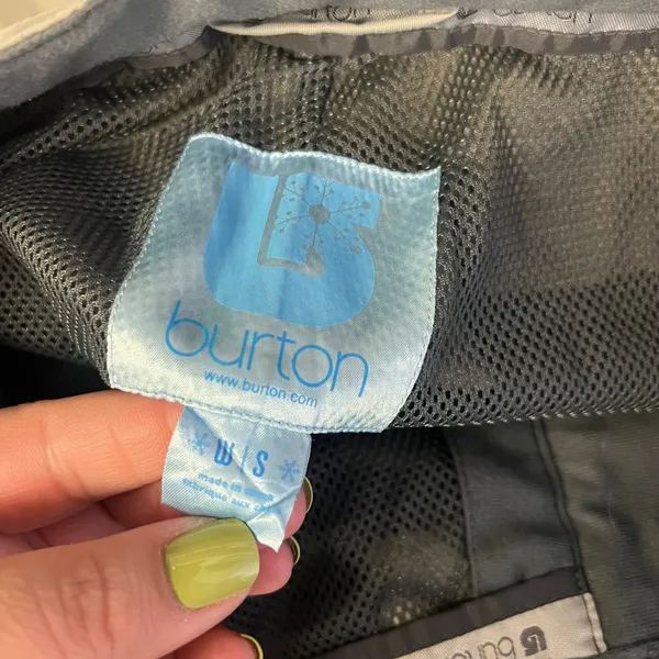 Burton Women Tan Cargo Snowboard Ski Pants Small Khaki Mesh Lined - Image 5