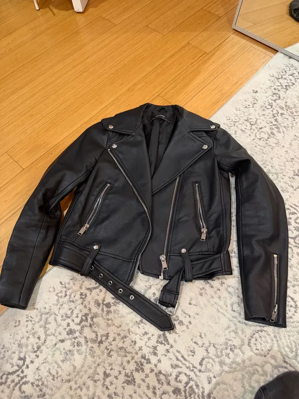 ZARA Leather Jacket - Image 2