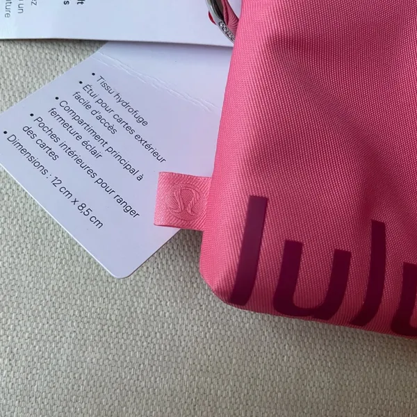 Lululemon Clippable Card Pouch - Sakura Pink - Image 8