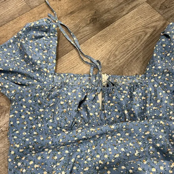 Cider xl floral blue‎ maxi dress - Image 8
