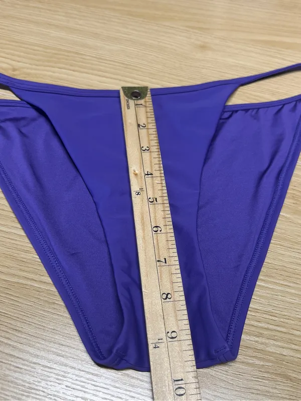 CUUP The String Bikini Swim Bottom Ultraviolet Purple NWT Size XL - Image 9